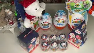 Новогодний KINDER MIX 2023 || Новогодние яйца и подарочные наборы от Kinder разных размеров