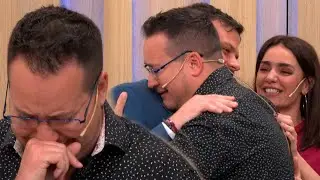SERGIO JALFIN QUEBR&Oacute; EN LLANTO AL AIRE CUANDO SUS COMPA&Ntilde;EROS LO DESPED&Iacute;AN DE ARRIBA ARGENTINOS