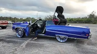 BIG Kandy Buick Electra Convertible! on Chrome BIG CAP 26s