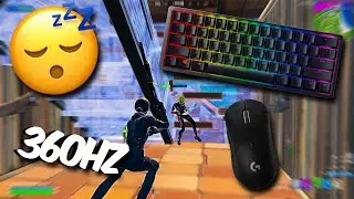 Razer Huntsman Mini ASMR 😴 Ranked Reload Gameplay 🏆 Satisfying Keyboard Fortnite 360 FPS 4K