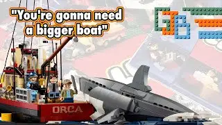Первые впечатления: LEGO Ideas Jaws 21350. Ужасающе хорошо продуманный набор!