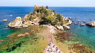Isola Bella Sicily 4K Drone Video | Taormina & The Pearl of the Ionian Sea