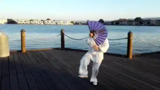 TAI JI #  FAN FORM 36 #太極扇 陳健三藩市灣區