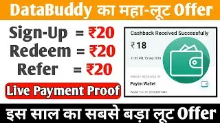 Databuddy app live paytm payment proof by Yamo Ji