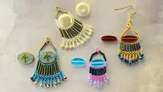 FanDangle Beaded fringe Earrings: An interactive and customizable earring beading tutorial