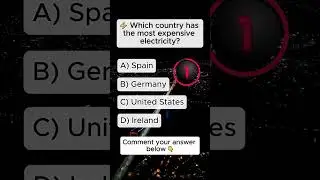 ⚡ Most Expensive Electricity? Shocking Country! | #ytshorts