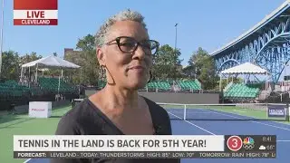 Leslie Allen, a former professional tennis player, joins 3News from Tennis in the Land
