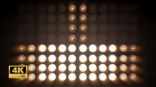 4K Stage Lights Flashing Background Loop