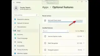 How to Add or Remove Optional Features in Windows 11