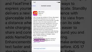 iOS 17.0.2 Update: Bug Fixes & Security Updates #apple #ios17 #bugfixes #securityupdates