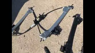 2014 Tesla Model S85 Window Regulator Replacement DIY