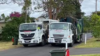 Blue Mountains Green Waste Chopout 1552 and 13NT Hawkesbury Truck