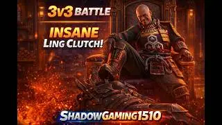 INSANE 1v3 Ling Clutch 🔥 | Shadow Fight 4 3v3 Battle