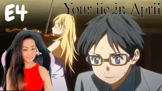 Is she sick??? | Your Lie in April Episode 4 Reaction | First Time Watching Anime Reaction