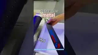UV digital inkjet printer for metal