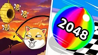 Doge Rescue VS Ball Run 2048 - Crazy Gameplay Walkthrough New Gameplay Part 4 (Android & iOS)
