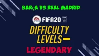 HOW LEGENDARY BOTS DESTROYED ME IN FIFA 20| BAR&Ccedil;A VS MADRID|EL CLASSICO