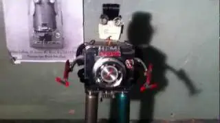 Clank Williams does a rough shuffle