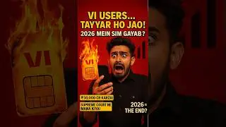 Vi SIM Users Alert: 2026 Ke Baad Band Ho Sakta Hai Number! #shorts