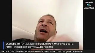 Music Talk 002 - 12/04/2020 - Guest: Mauro Picotto