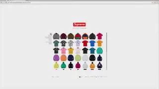 SUPREME LIVE CHECKOUT 05/04/2017 SS17 ESCHER COLLAB MANUAL CHECKOUT