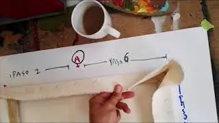Como templar un lienzo fácil / paso a paso