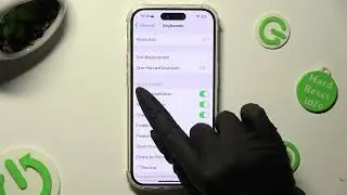 How to Enter Text Correction Options on iPhone 15 Pro?