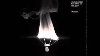 Burning Filament at 9000 fps