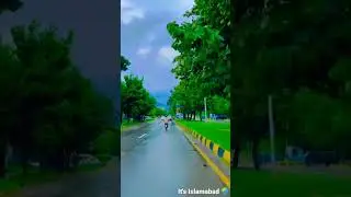 after Rain most beautiful view of Islamabad 💚💚#islamabad #short #video
