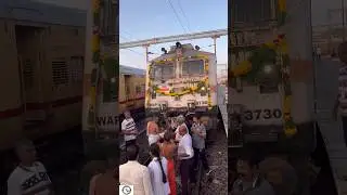 🚂😍47th birthday celebration 😍Vaigai Express😍🚂 #train #tranding #indianrailways #madurai