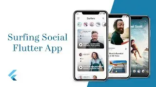 Surfing Social App - Flutter UI - Speed Code