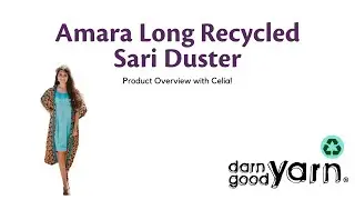 Amara Long Recycled Sari Duster Product Overview