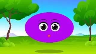 🟩💜 Hide and Seek with Shapes - Shapes for Kids - A Cartoon for Toddlers 💛🟦