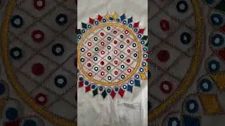 blouse back & front side embroidery work ||#handwork #mirrorwork #sindhiwork #rashmicreation #videos