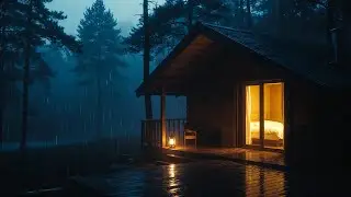 Heavy Rain White Noise for Relaxing Sleep