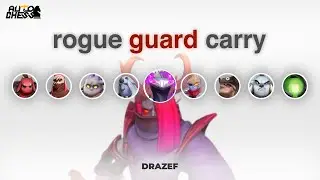 EZ META - 9 Warriors + Dark Spirit Rogue Guard Carry - Auto Chess #001
