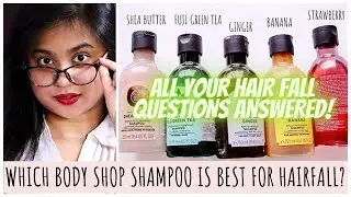 WHICH BODY SHOP SHAMPOO IS THE BEST FOR HAIR FALL? Anti-Hair Fall Shampoo for Oily Scalp/Dandruff