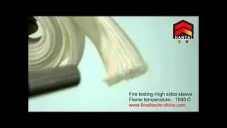 Fire testing&mdash;High silica sleeve