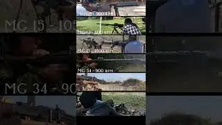 Germany's Most Popular Machıne guns During WWI - WWII #shorts