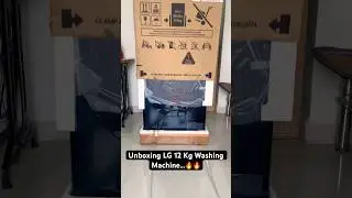 Unboxing LG Washing Machine 🔥 LG 12 KG Front Load Washing Machine ✅