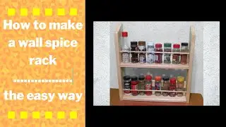 How to make a wall spice rack - the easy way - Avi Fuster