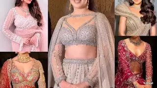 New Latest Fashionable Designer Blouse For Sarees Croptops Lehengas 2025 Best Traditional Designs