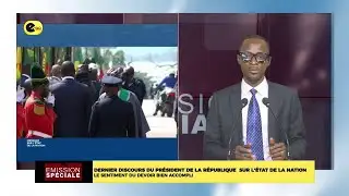 ÉMISSION SPÉCIALE / DERNIER  DISCOURS  DU PRÉSIDENT PATRICE TALON SUR L'ÉTAT DE LA NATION