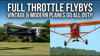 Heart-Pounding Low-Level Flybys + This Grass Strip = Best of Aviation