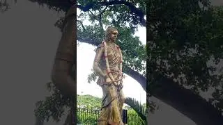 Statue of Kittur Rani Chennamma at the premises of Bangalore Corporation HQ