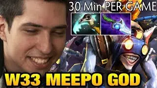 w33 Meepo - 2 .Games of the Meepo God Dota 2