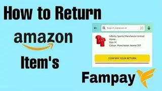 How to return Amazon items from fampay | Fampay giveaway BTC worth Gold #amazon #FamPay #Salamjr