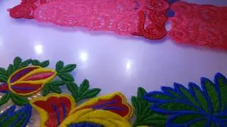 MACCHINA DA RICAMO HAPPY 2 TESTE CON IDROSOLUBULE E MACRAME'