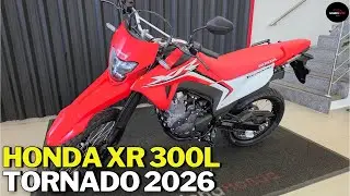 Honda XR 300L Tornado 2026: Pot&ecirc;ncia e Estilo Off-Road!