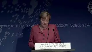 Inauguration of the WHO Hub for pandemic & epidemic intelligence with Dr Tedros & Chancellor Merkel